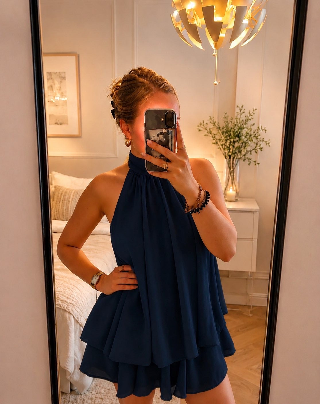 Luna Zomerjurk – Luchtige Halterjurk voor Warme Zomerdagen