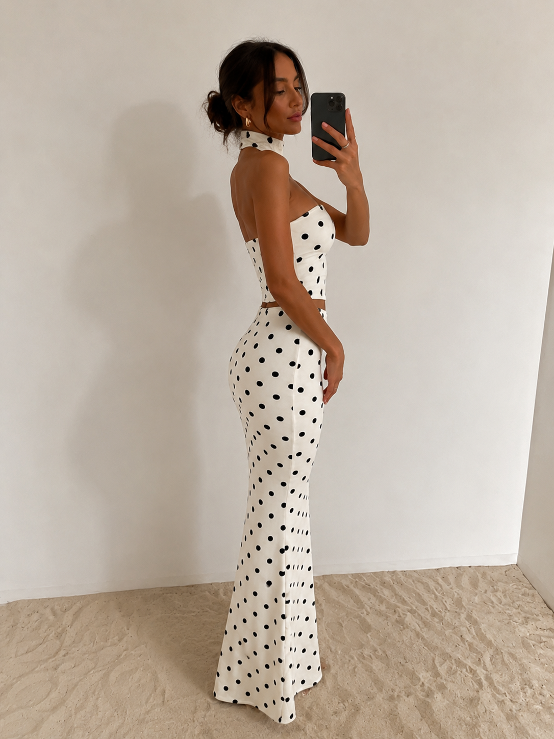 Zomerse Polka Dot Set voor Dames - La Femme Boutique