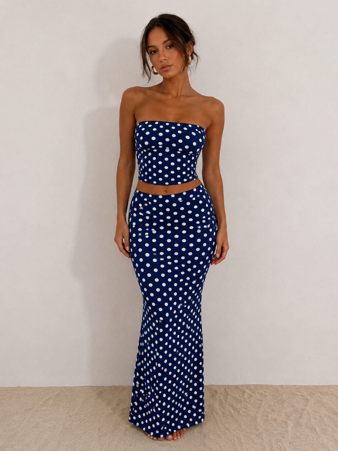 Zomerse Polka Dot Set voor Dames - La Femme Boutique