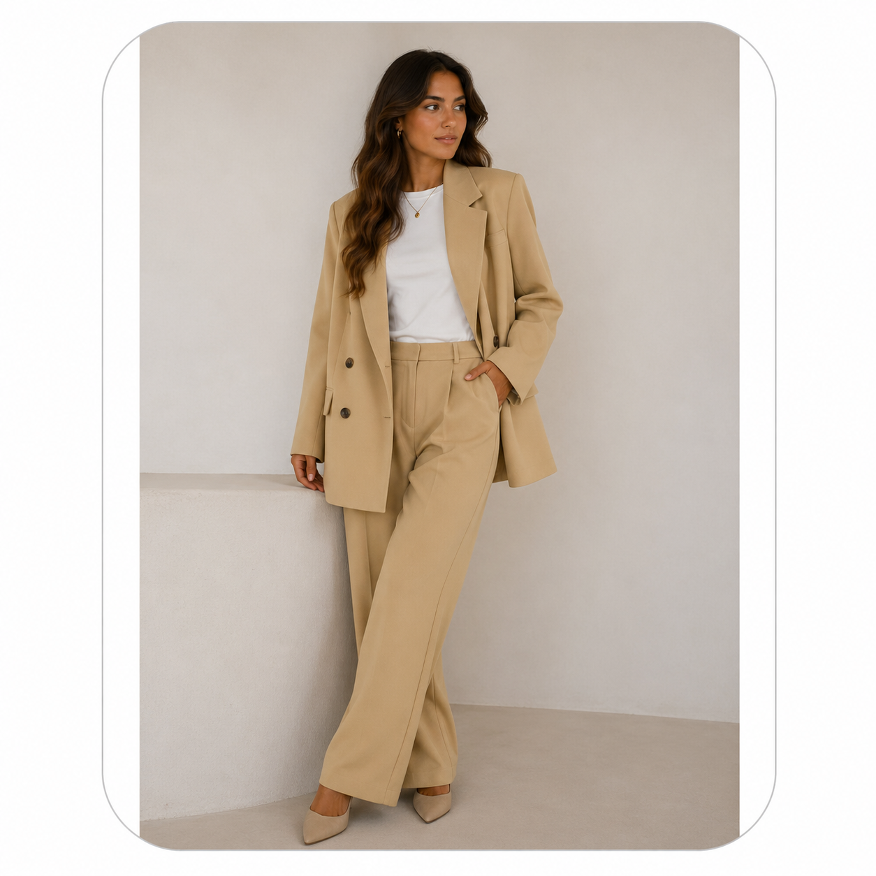 Minimalist Elegant Women's Blazer Coat