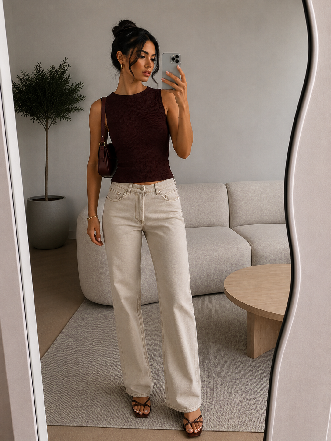 Open Rug Top met Strik