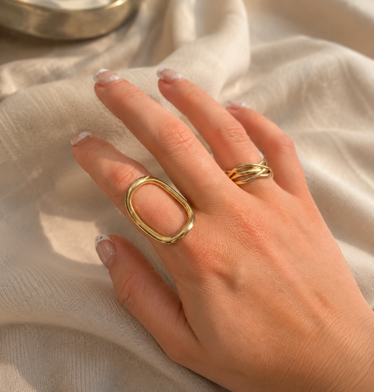 Verstelbare Goudkleurige Ringen Set 1