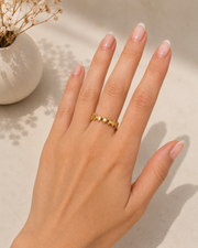 Golden Clover Ring