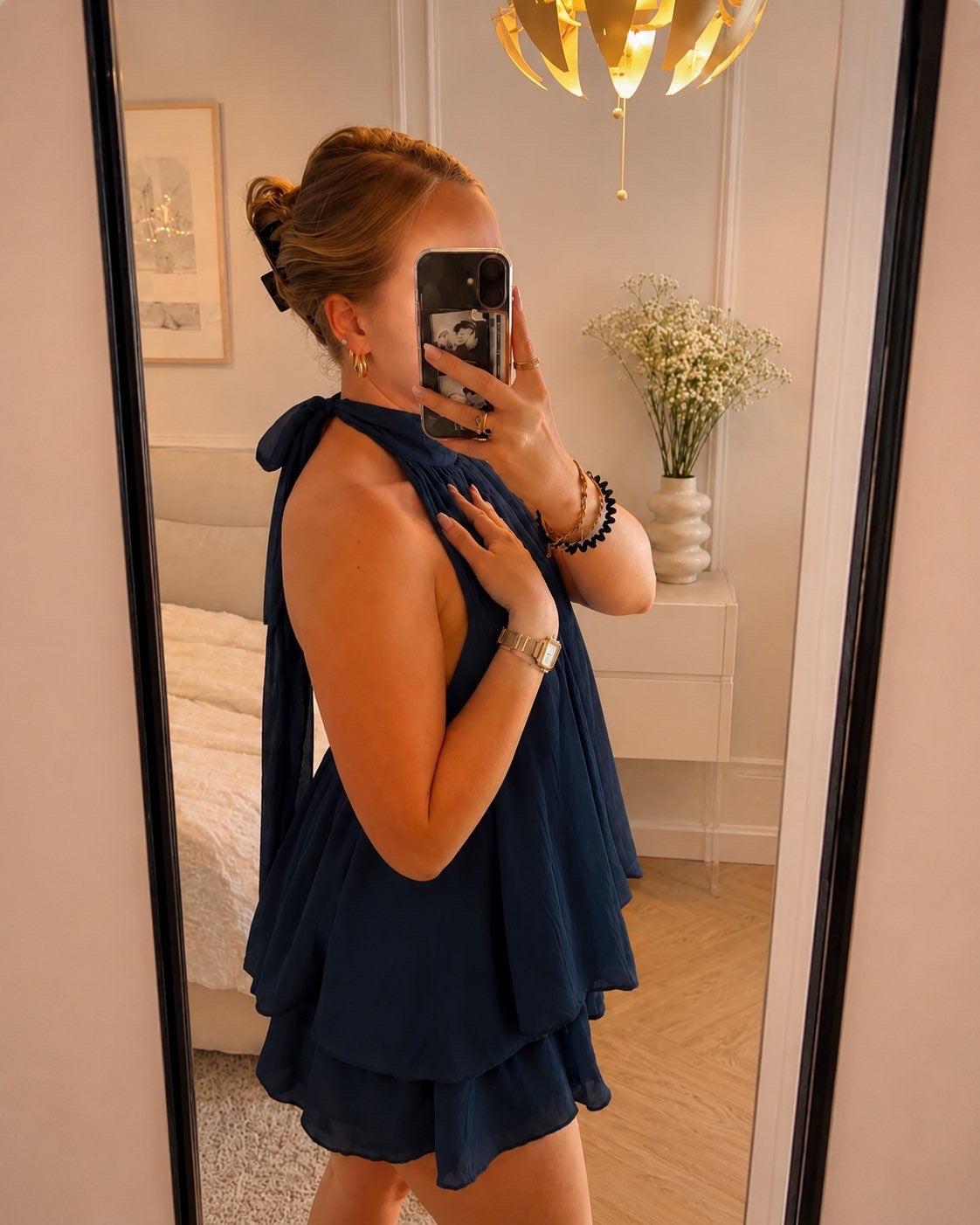 Luna Zomerjurk – Luchtige Halterjurk voor Warme Zomerdagen