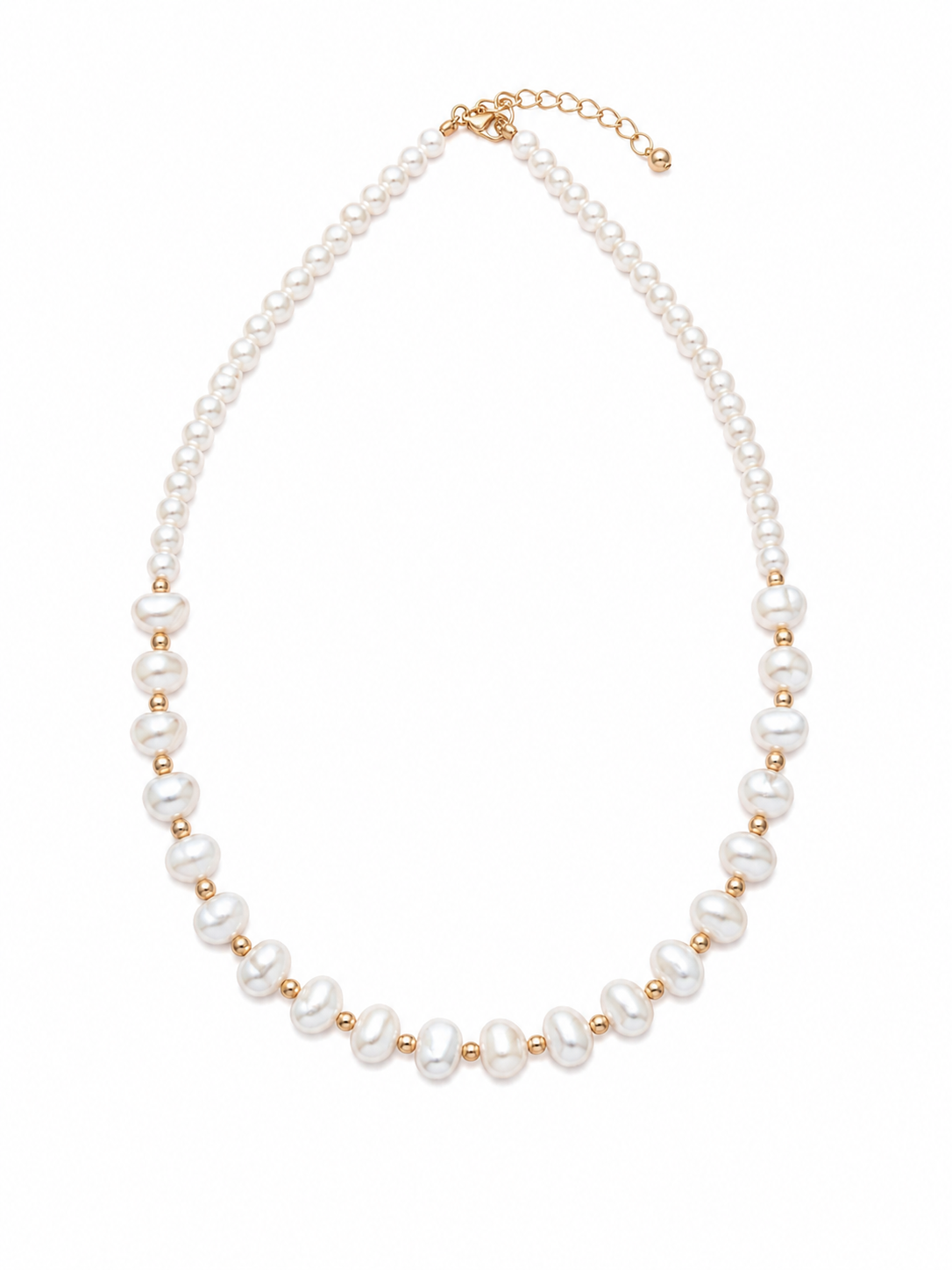 Pearl Glow Necklace Rose Gold