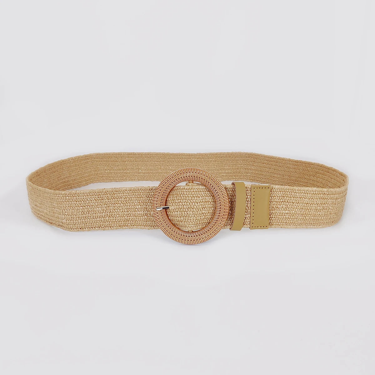 Boho Zomerriem met Ronde Gesp – Perfecte Taille Accessoire