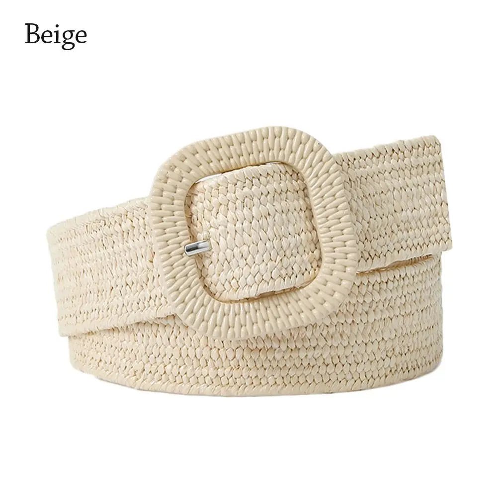Boho riem met vierkante gesp voor dames van La Femme Boutique