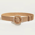 Boho Zomerriem met Ronde Gesp - La Femme Boutique