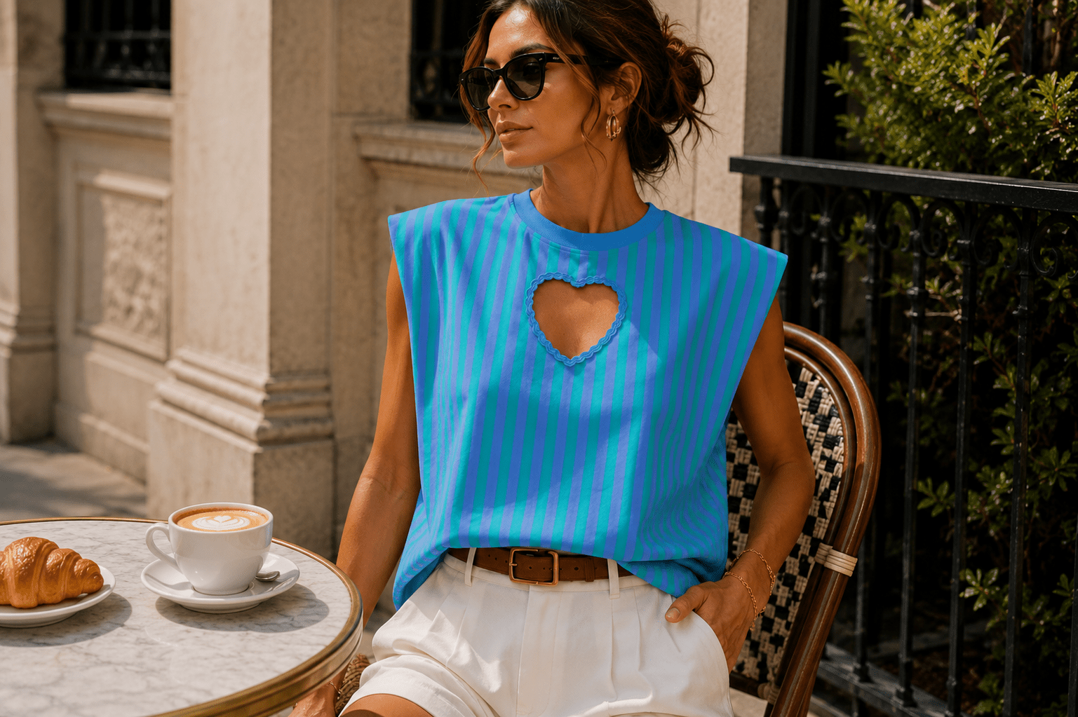 Candy Heart Blouse - La Femme Boutique