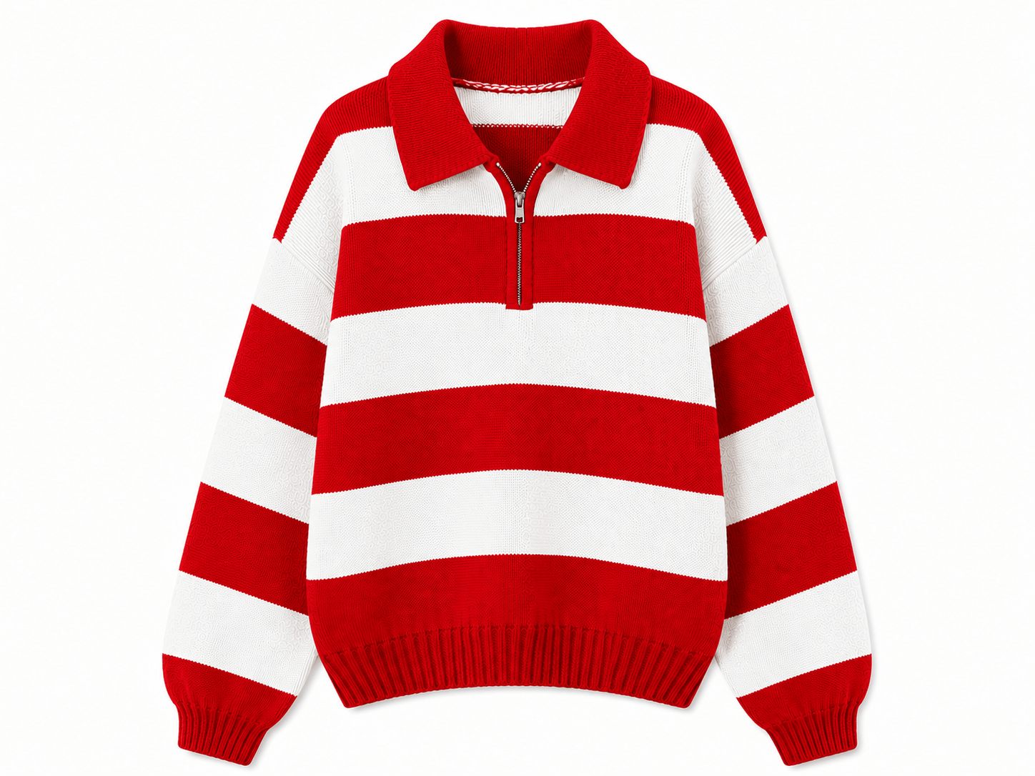 Gestreepte Oversized Sweater - La Femme Boutique