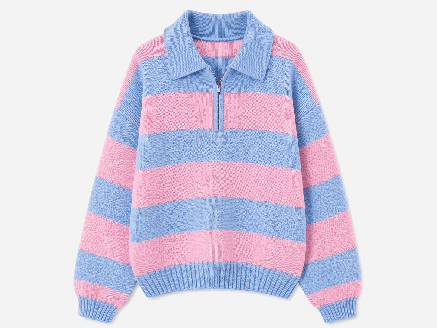 Gestreepte Oversized Sweater - La Femme Boutique