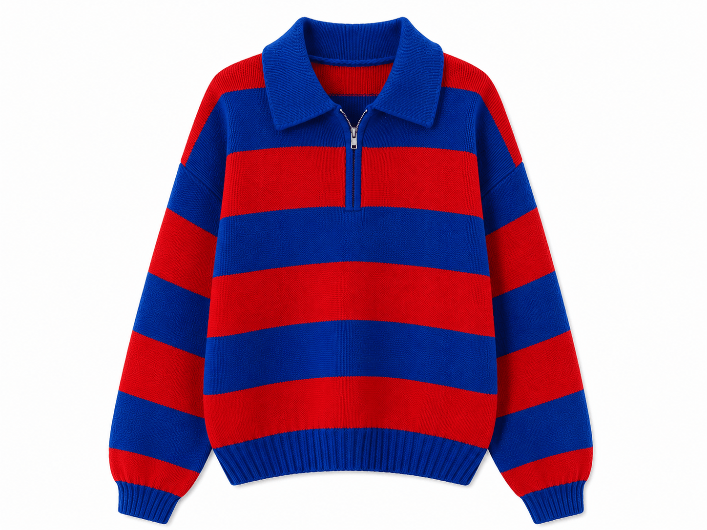 Gestreepte Oversized Sweater - La Femme Boutique
