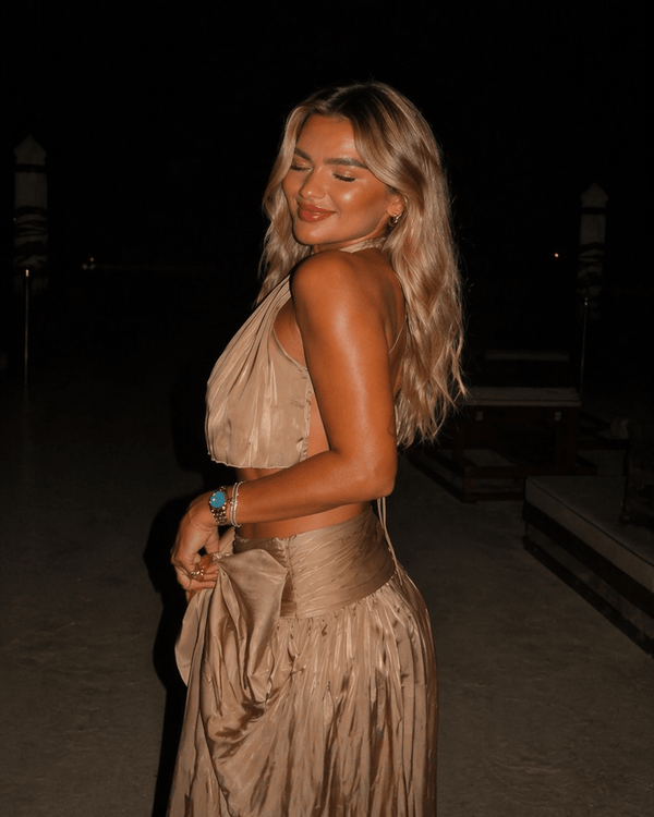 Golden Hour Satijn Set - La Femme Boutique