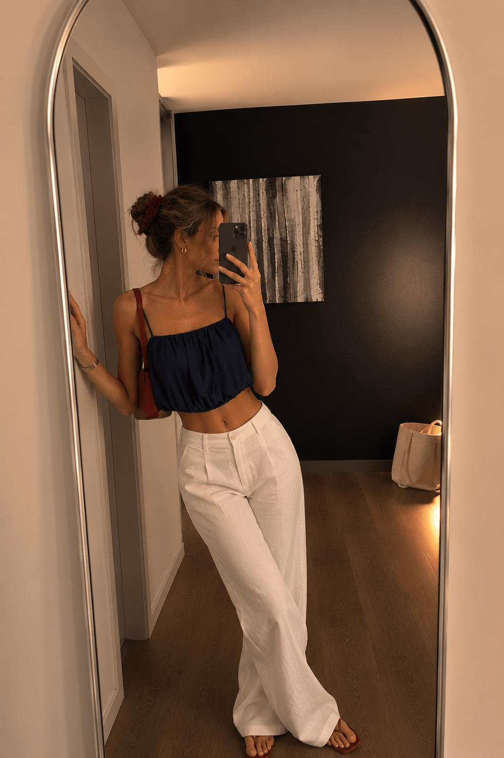 Ibiza Balloon Top - La Femme Boutique