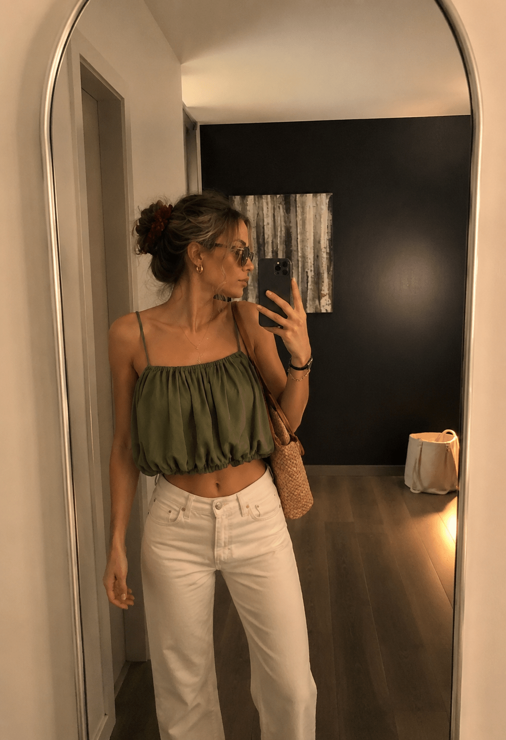Ibiza Balloon Top - La Femme Boutique
