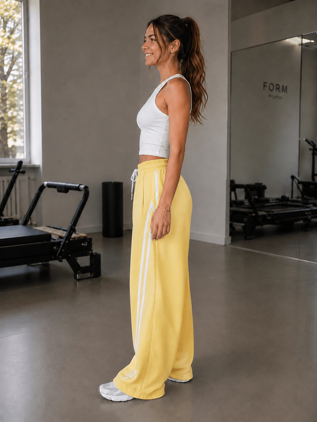 La Femme Jogging Yellow - La Femme Boutique