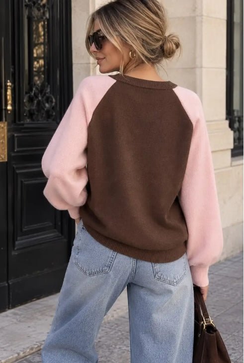 Léonie Sweater Brown - La Femme Boutique