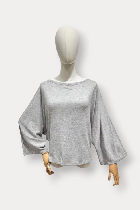 Olivia Open Back Longsleeve - La Femme Boutique