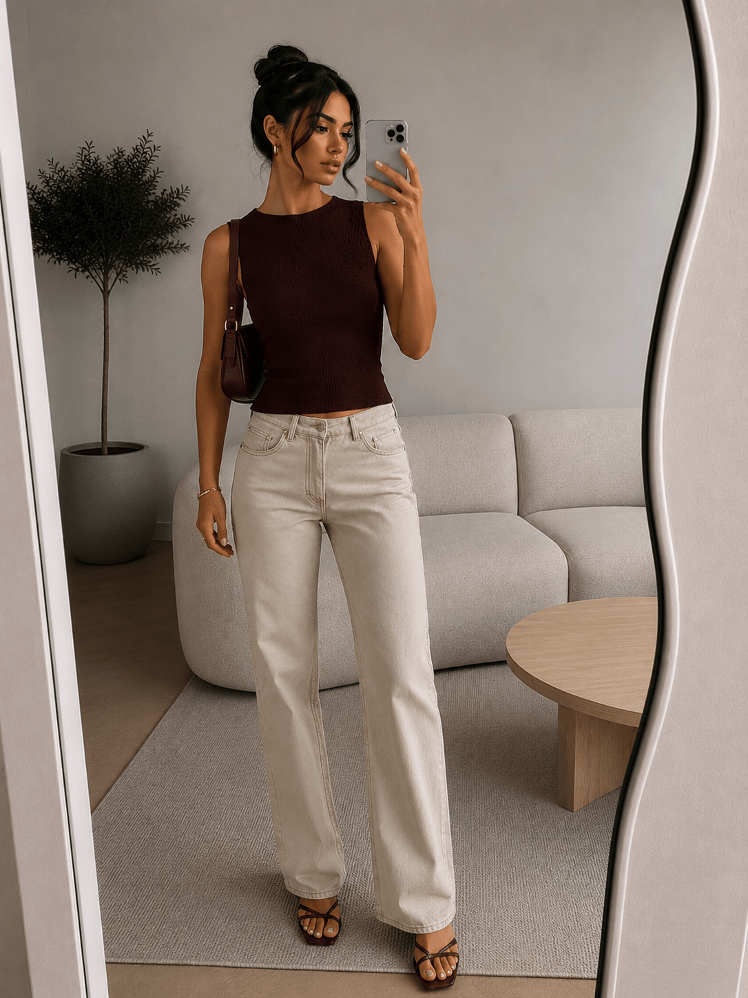 Open Rug Top met Strik - La Femme Boutique