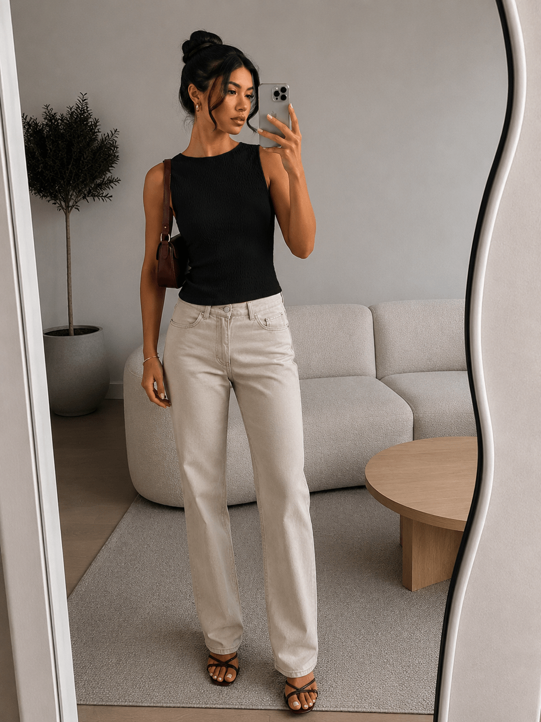 Open Rug Top met Strik - La Femme Boutique