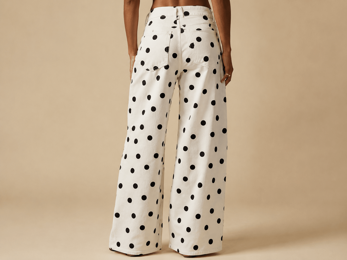 Polka Dot Jeans - La Femme Boutique