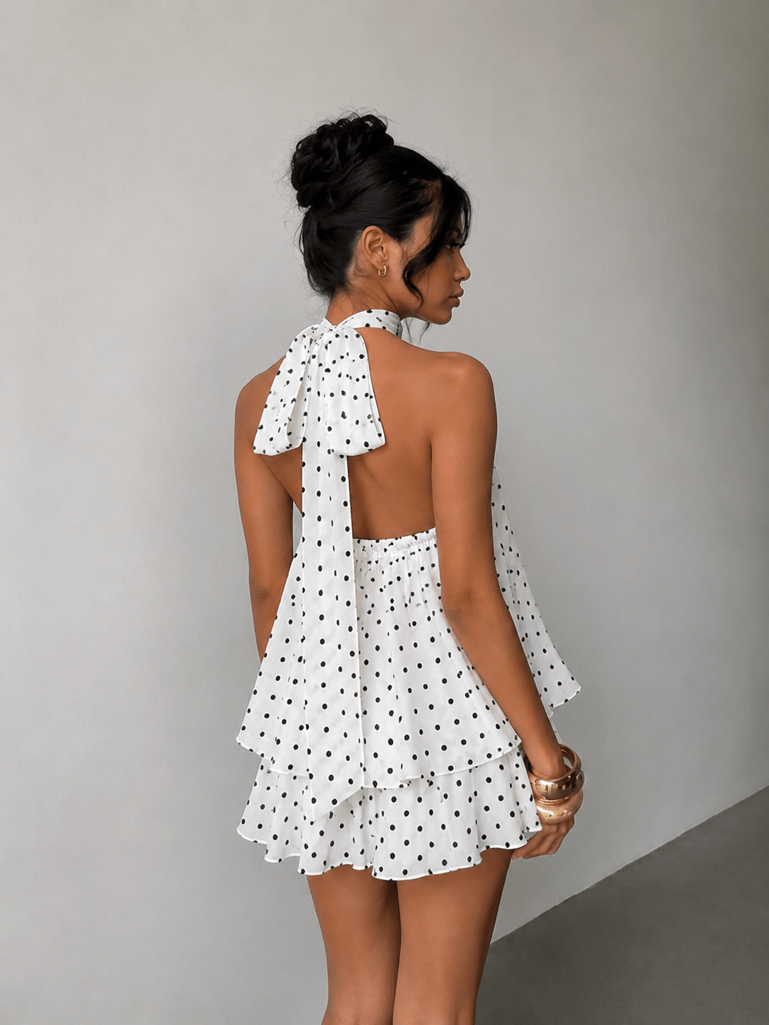 Polkadot Riviera Zomerjurk - La Femme Boutique