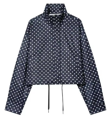 Sienna Polka Bomber Jacket - La Femme Boutique