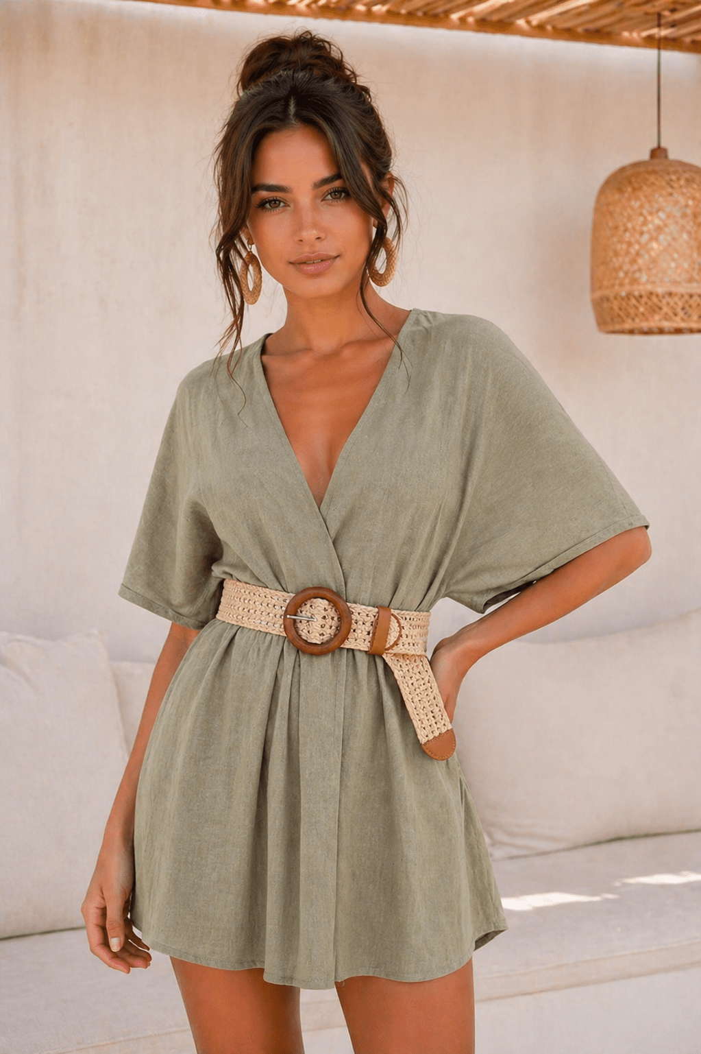 Stijlvolle Gevlochten Damesriem - La Femme Boutique