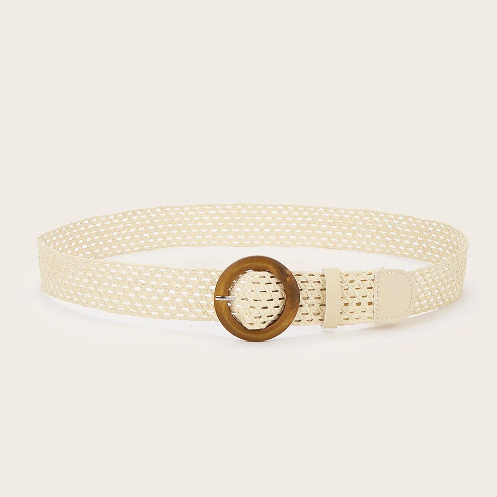 Stijlvolle Gevlochten Damesriem - La Femme Boutique