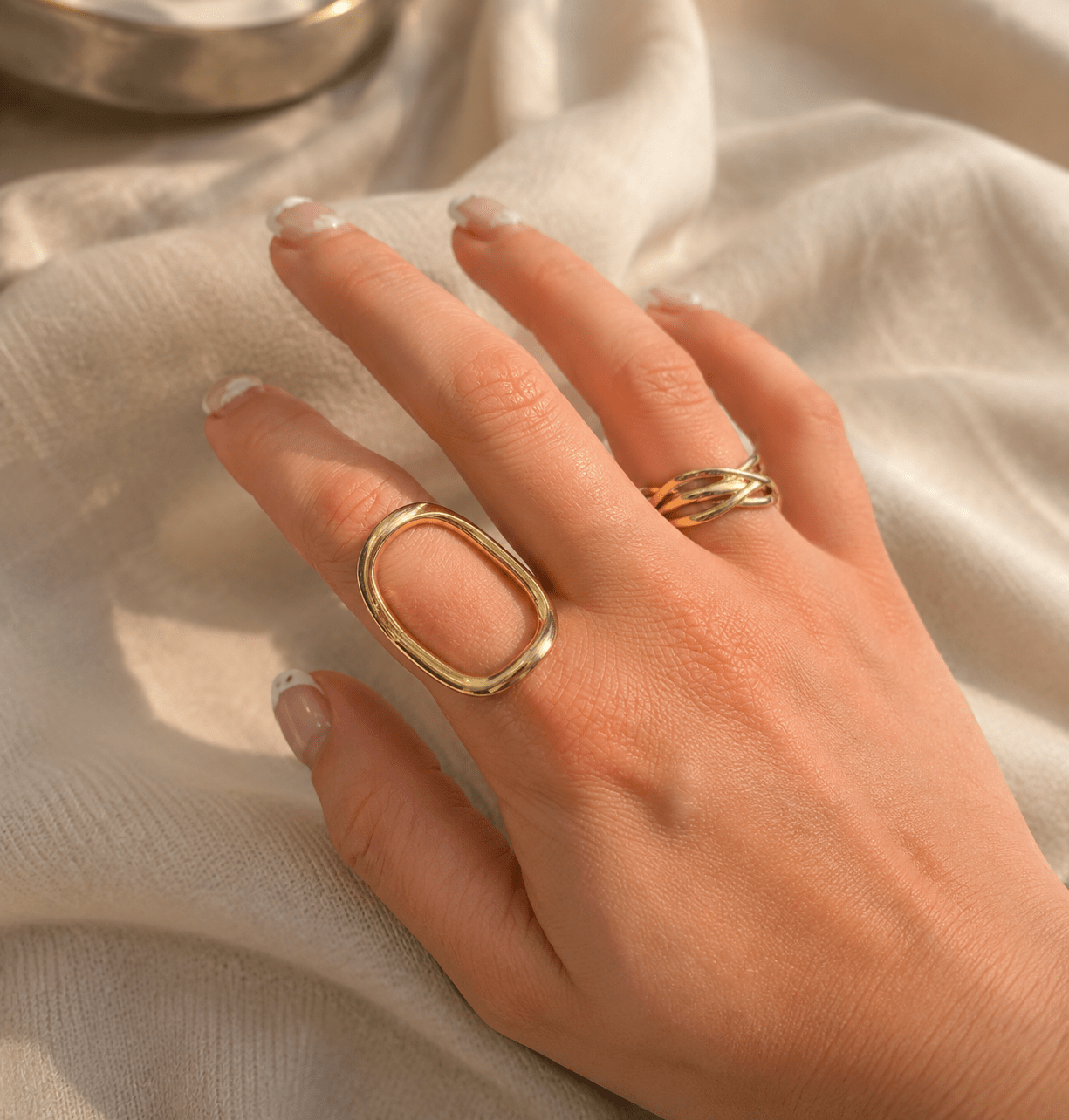 Verstelbare Goudkleurige Ringen Set 1 - La Femme Boutique